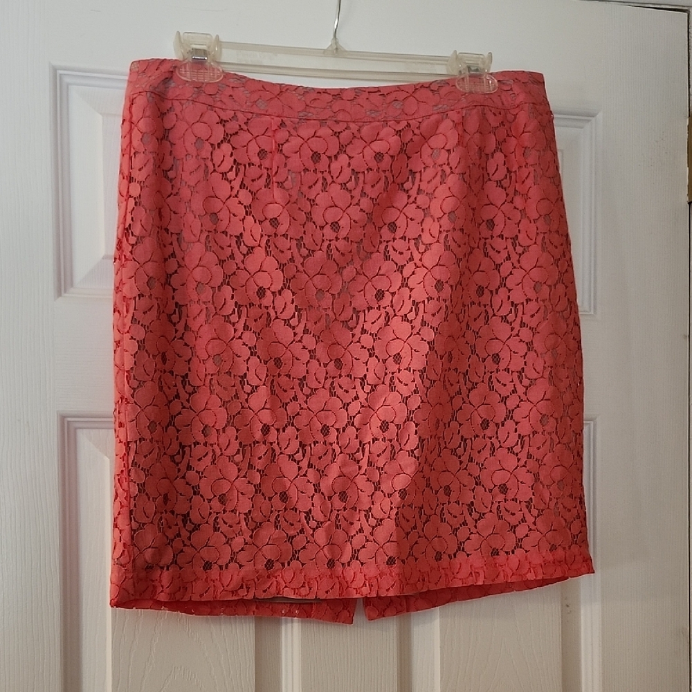 Apt. 9 Coral Lace Mini Skirt